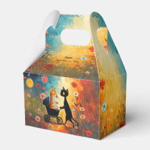 Süße Katzen-Giraffen-Geschenkbox