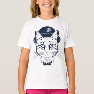 Süße Katzen-Hipster-Kitty-Lustige-Kätzchen-Geschen T-Shirt