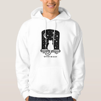 Süße Katzen-Hoodie Kuscheliges Minimal-Design Hoodie