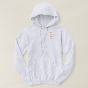 Süße Katzen Illustration Unisex Hoodie
