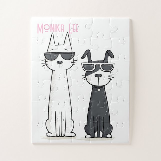Süße Katzen Kätzchen Puzzles  (Vertikal)