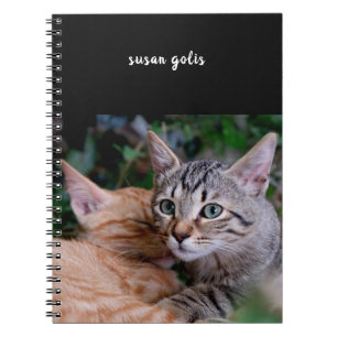 Süße Katzen Spiral Foto Notizbuch Notizblock
