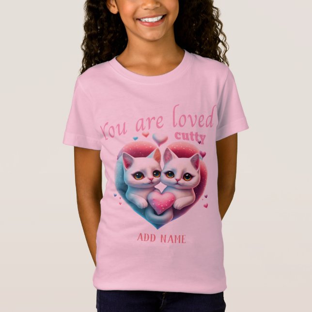 Süße Katzen T-Shirt (Vorderseite)