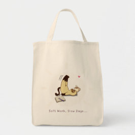 Süße Katzen-Tasche für gemütliche Morgen Tragetasche