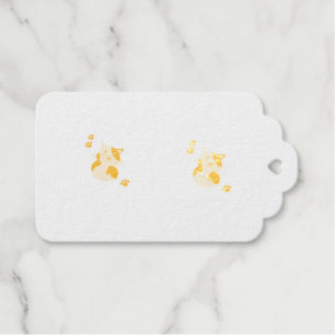 Süße Katzen-Tasse Geschenkanhänger