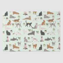 Süße Katzen und Zimmerpflanzen Decoupage