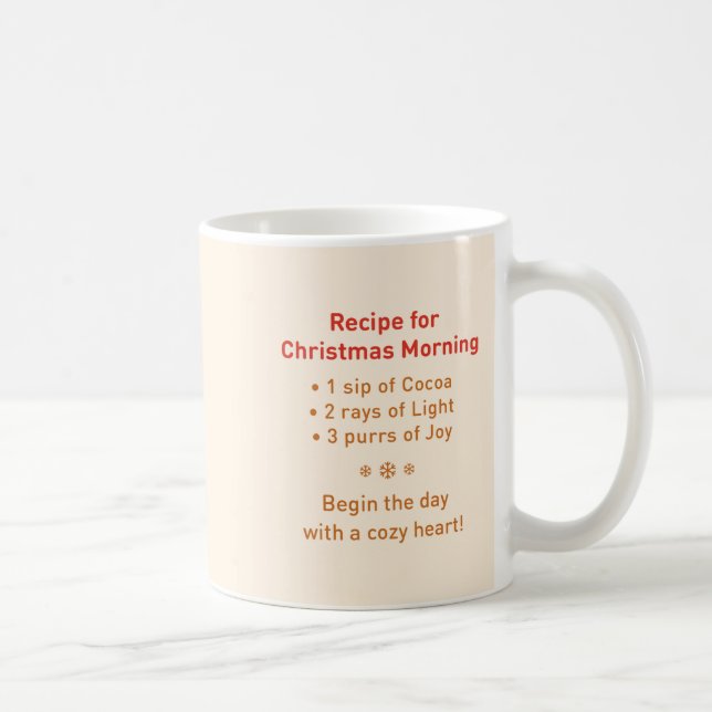 Süße Katzen-Weihnachts-Tasse Wrap Kaffeetasse (Rechts)