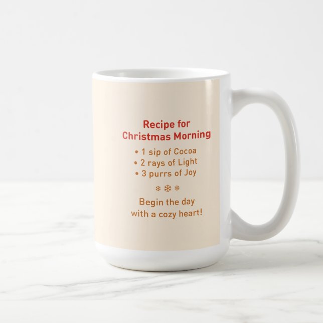 Süße Katzen-Weihnachts-Tasse Wrap Kaffeetasse (Rechts)