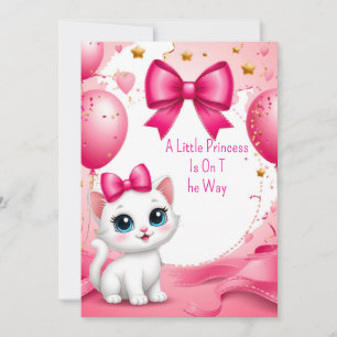 Süße Katzenbaby-Party-Einladung 🐱 Einladung