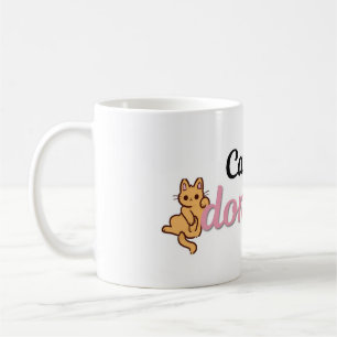 Süße Katzenhaare, ist mir egal, lustiger Katzenbec Kaffeetasse