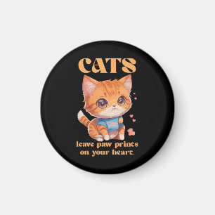 süße Katzenliebe Magnet
