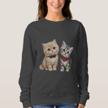 Süße Katzenliebhaber Hoodie