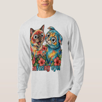 Süße Katzenliebhaber-Katze Lustige Siamese- & Char T-Shirt