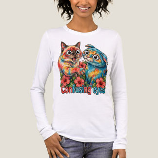 Süße Katzenliebhaber-Katze Lustige Siamese- & Char Tri-Blend Shirt