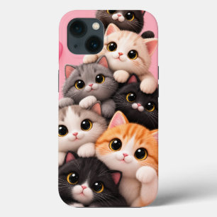 Süße Katzenliebhaber Rosa Handyhülle Case-Mate iPhone Hülle