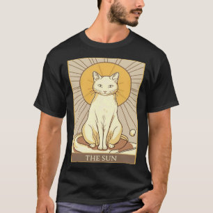 Süße Katzenliebhaberin, Sonne-Tarotkarte, Katze-Ta T-Shirt