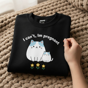 Süße Katzenmama, ich kann es, ich bin schwanger, G T-Shirt