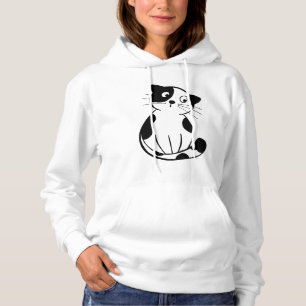 Süße Katzenmarke Motiv, um Charme zu Ihrem Coolen  Hoodie
