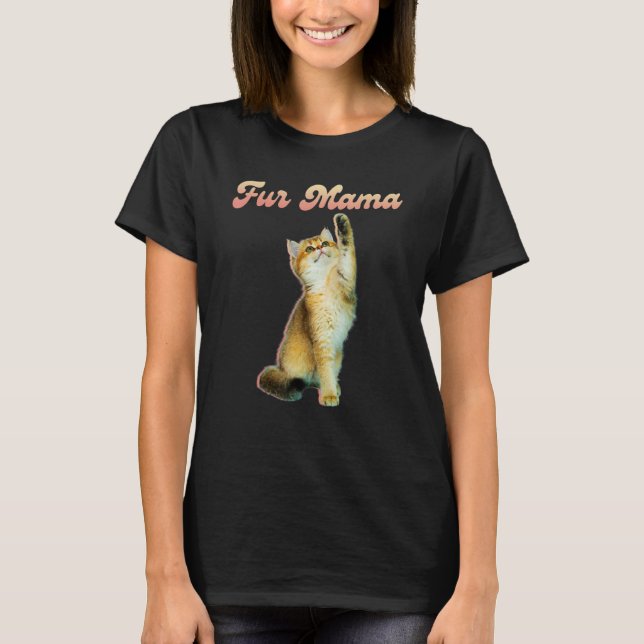 Süße Katzenmemes   Kätzchen  1 T-Shirt (Vorderseite)