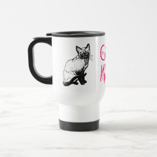 Süße Katzenmutter Kitten Kitty Liebhaber Feline Ge Reisebecher