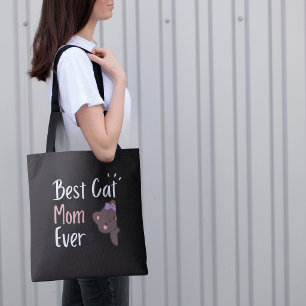 Süße Katzenmutter Rosa Schleife Kawaii Design