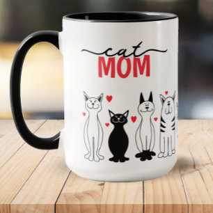 Süße Katzenmutter-Tasse Tasse