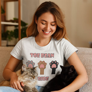 Süße Katzenpfoten-Trio-Design mit Zehenbohnen  T-Shirt