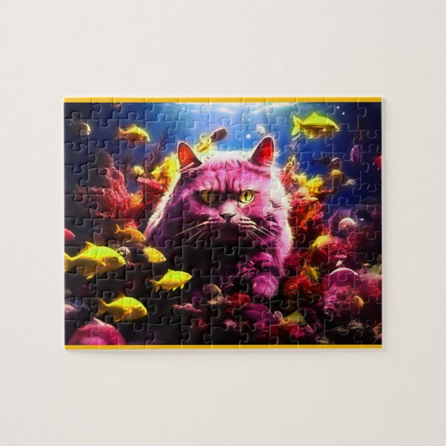 Süße Katzenpuzzle Puzzle (Horizontal)