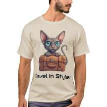 Süße Katzenreisende – Geschenk für Katzenliebhaber