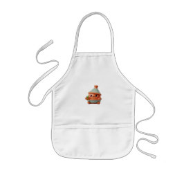 Süße Kawaii 3D marokkanische Tagine & Teekanne Sti Kinderschürze