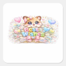 Süße Kawaii Alles Gute Katze Pastell Rosa Floral G