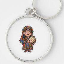 Süße Kawaii Amazigh Berber Frau