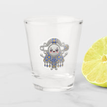 Süße Kawaii Amazigh Fibel Tizerzai Aufkleber - Mor
