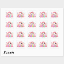 Süße Kawaii Bella Bunny Name Pastell Rosa Floral A