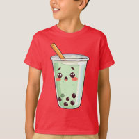 Süße Kawaii-Boba-Tee-Blasen-Tee-Figur-Matcha G