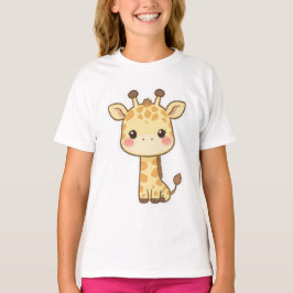 Süße Kawaii Chibi-Giraffe T-Shirt