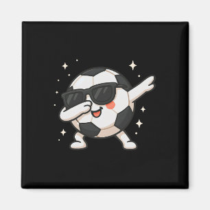 Süße Kawaii Dabbing Fußball Ll Cartoon Lustige Ill Magnet