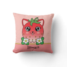 Süße Kawaii Erdbeeren Katze