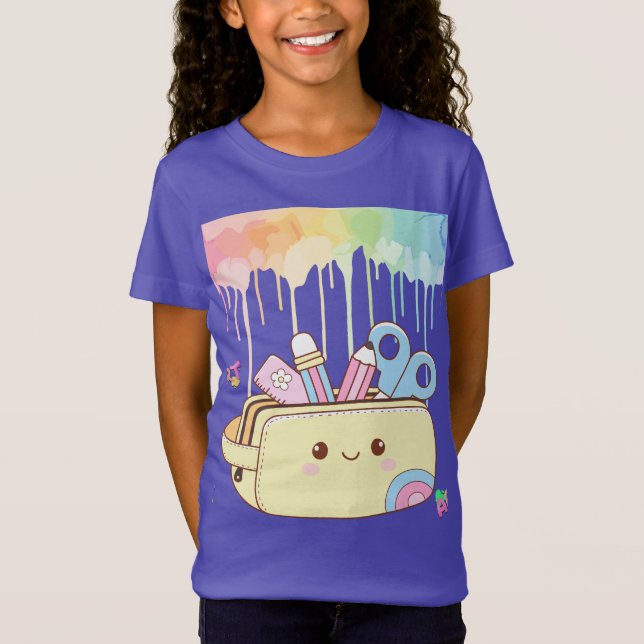 Süße Kawaii-Etuis  T-Shirt (Vorderseite)