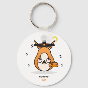 Süße Kawaii Fuchs Hexe Grusel Saison Halloween Schlüsselanhänger