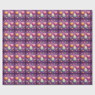 Süße Kawaii-Halloween-Verpackungspapier Geschenkpapier