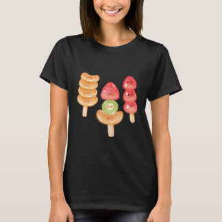 Süße Kawaii handgezeichnete Tanghulu T-Shirt