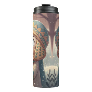 Süße Kawaii Hatschepsut   Essen & Kokosnuss-Kunst Thermosbecher