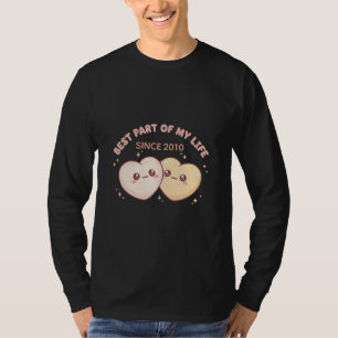 Süße Kawaii-Herzen-Paar Bester Teil meines Leben T-Shirt
