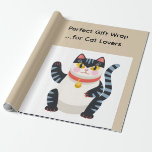 Süße Kawaii Japanische Ästhetik Katzen Geschenkpap Geschenkpapier