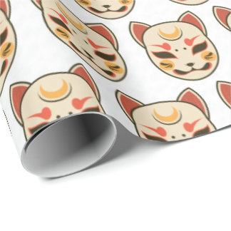 Süße Kawaii Japanische Ästhetik Katzen Geschenkpap Geschenkpapier