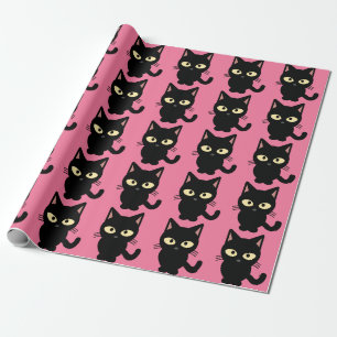 Süße Kawaii japanische ästhetische Katzenverpackun Geschenkpapier
