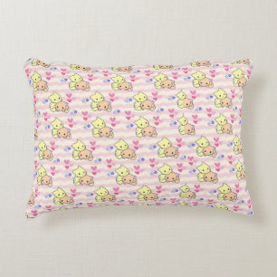 Süße Kawaii-Kätzchen Rosa Pastell Dekoratives Akze Dekokissen