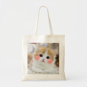 Süße Kawaii-Kätzchen-Scham-Tasche Tragetasche