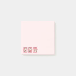 Süße Kawaii-Kätzchenliebe  Post-it Klebezettel